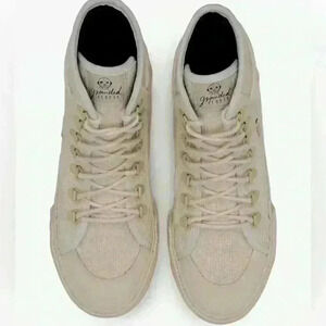 GROUNDED PEOPLE Lee Ivory Canvas Shoes for Men & Women Size 8